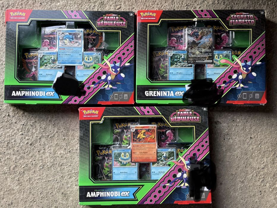 Set Pokemon TCG Greninja EX si Amphinobi Ex