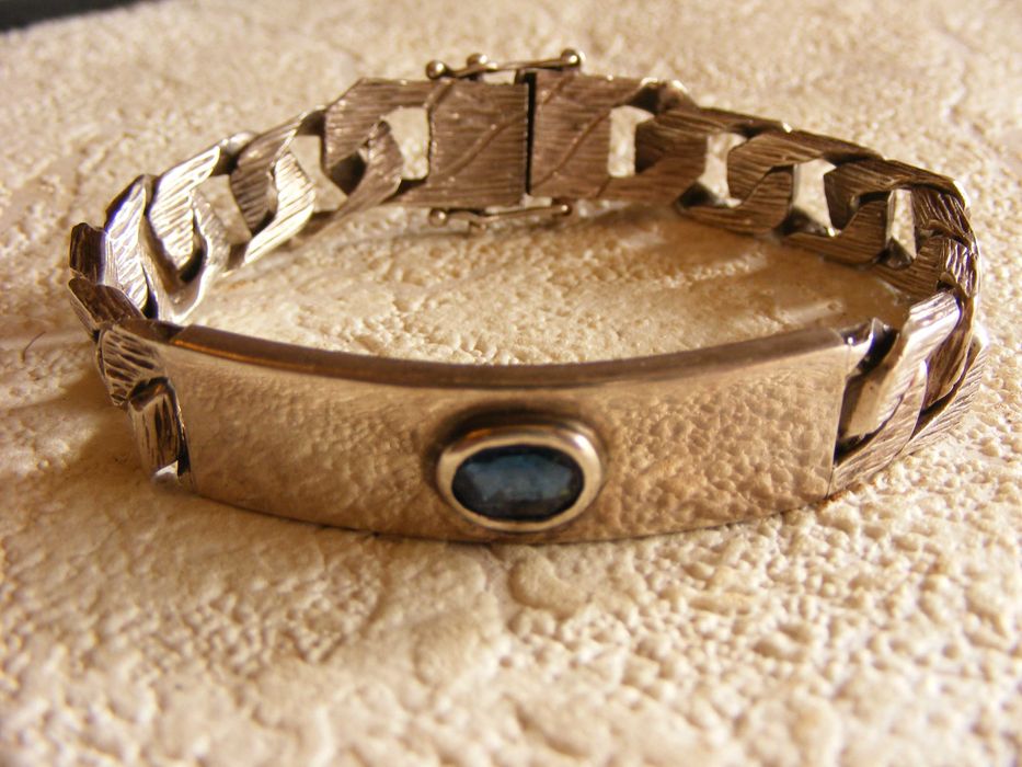 Уникална Масивна Сребърна Гривна