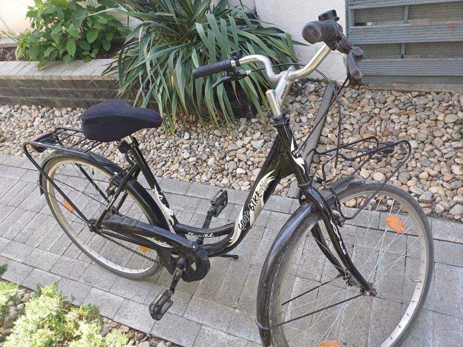 Bicicleta City Good Bike Siviglia 26", monoframe, black/silver