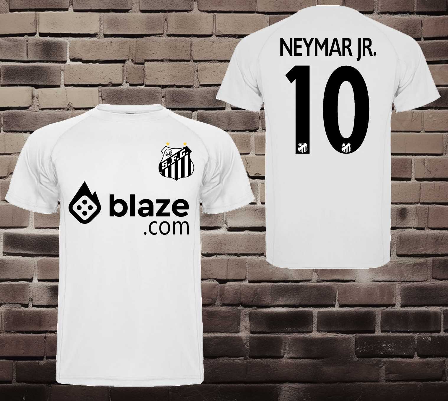 DRI-FIT тениски NEYMAR JR НЕЙМАР Сантос SANTOS с ИМЕ и НОМЕР по избор!