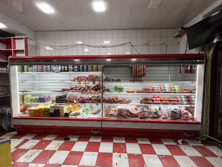 витрина холодильник горка