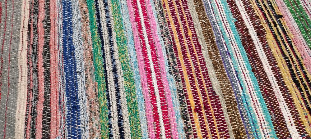 Covor facut la razboi manual