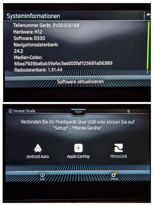 MOI3 Preh activare Carplay/Android Auto/Navi VW si Skoda 2020-2024