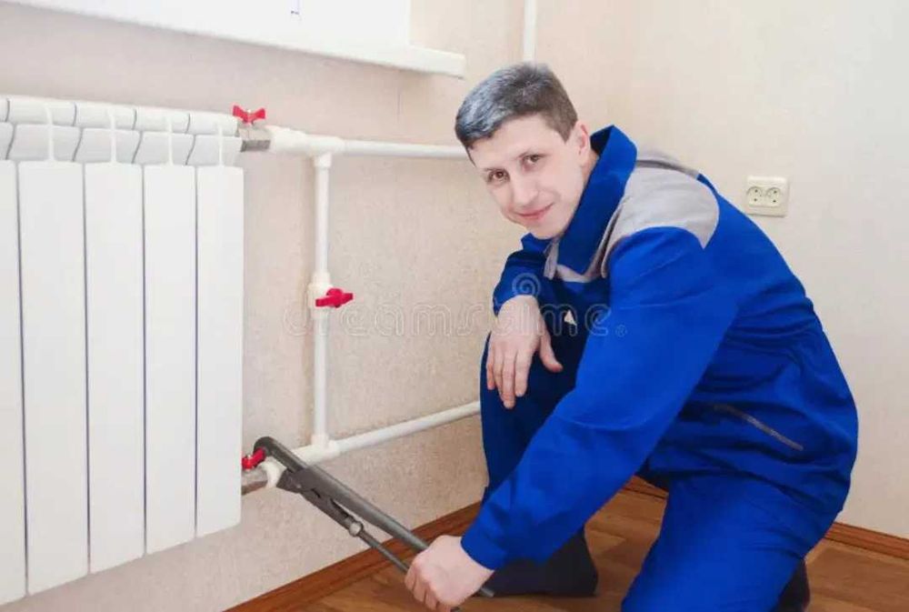 Установка батарей, монтаж отопления, сварщик услуги на выезд недорого