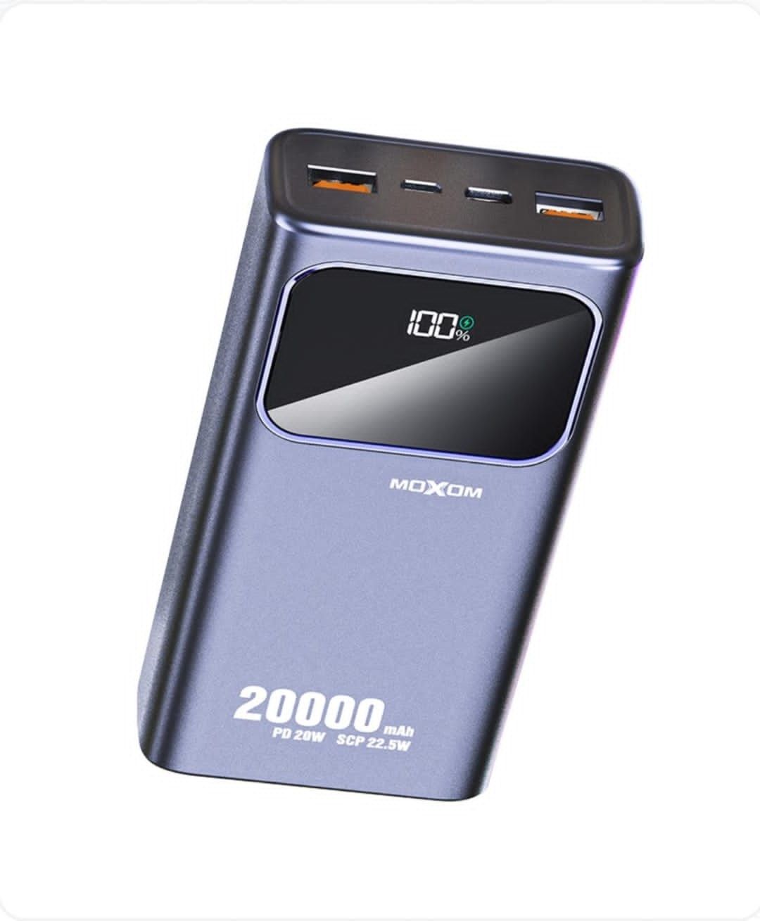 Moxom PD 22.5W 20000mAh быстрая зарядка