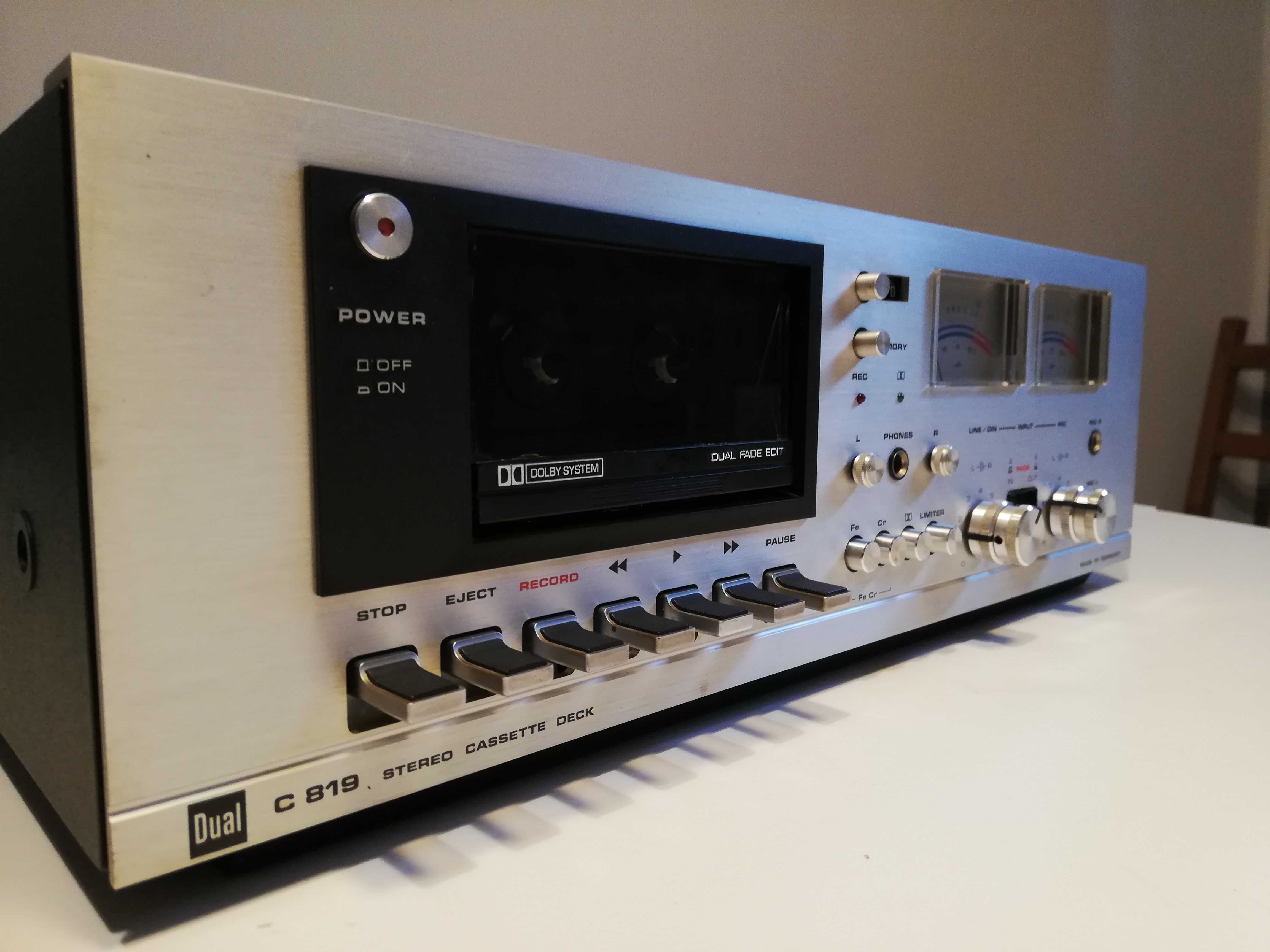 Stereo Cassette Deck DUAL model C819 - Vintage/aspect Impecabil/RFG