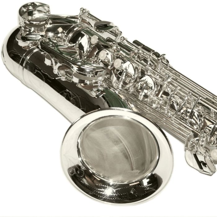 Saxofon Tenor ARGINTIU curbat Nou Karl Glaser Sax Saxophone Si b