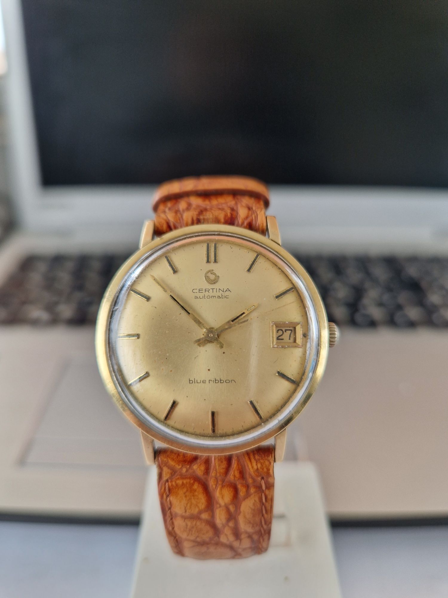 Антикварен швейцарски мъжки ръчен часовник CERTINA