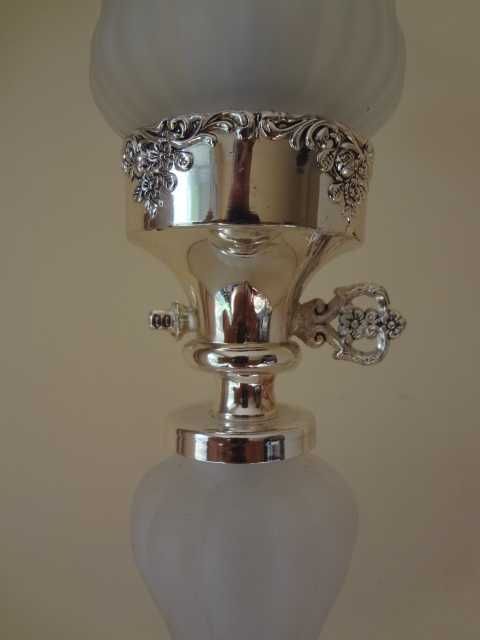 Гръцка лампа от метал и стъкло