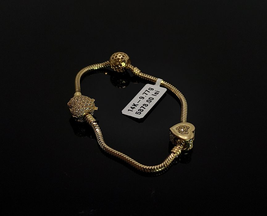Bijuteria Royal bratara din aur 14k 9.77 gr