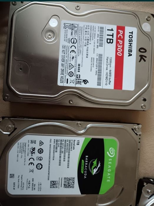 Hard disk 1TB diverse