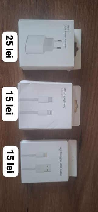 Încărcătoare și cabluri iPhone / USB-C - prețuri accesibile