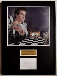 Tablou Garry Kasparov cu semnătura originală