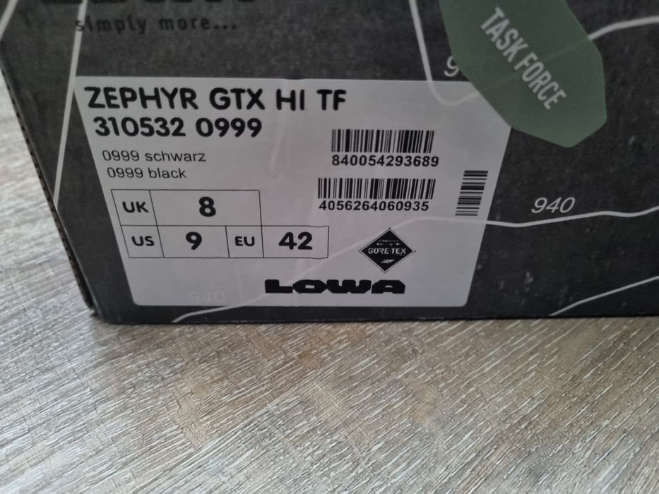 Чисто нови оригинални обувки LOWA Zephyr GTX HI TF
