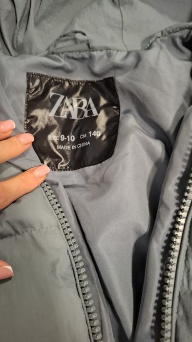 Geaca lungă ZARA 140  impermeabila cu puf de gasca