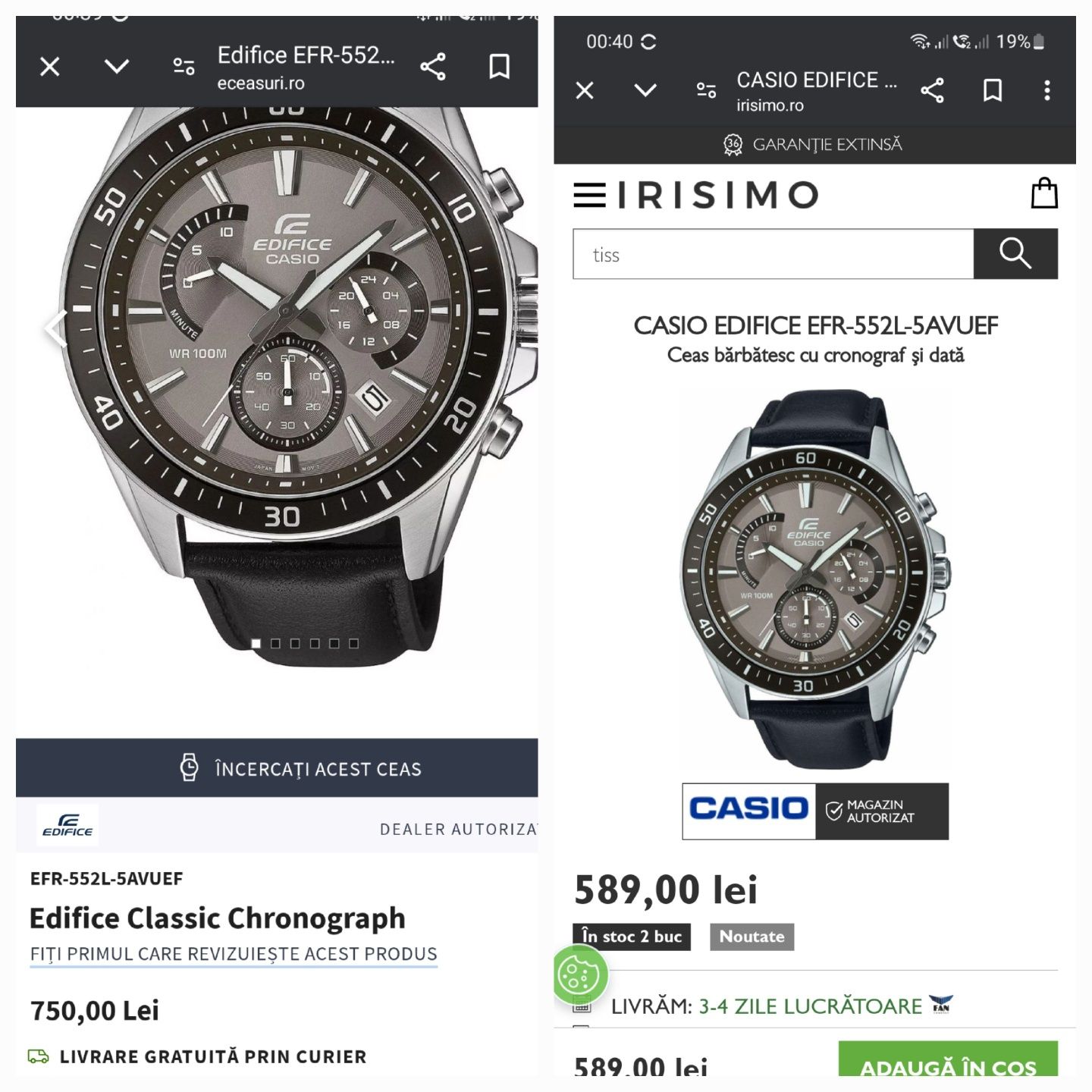 Casio Edifice Nou