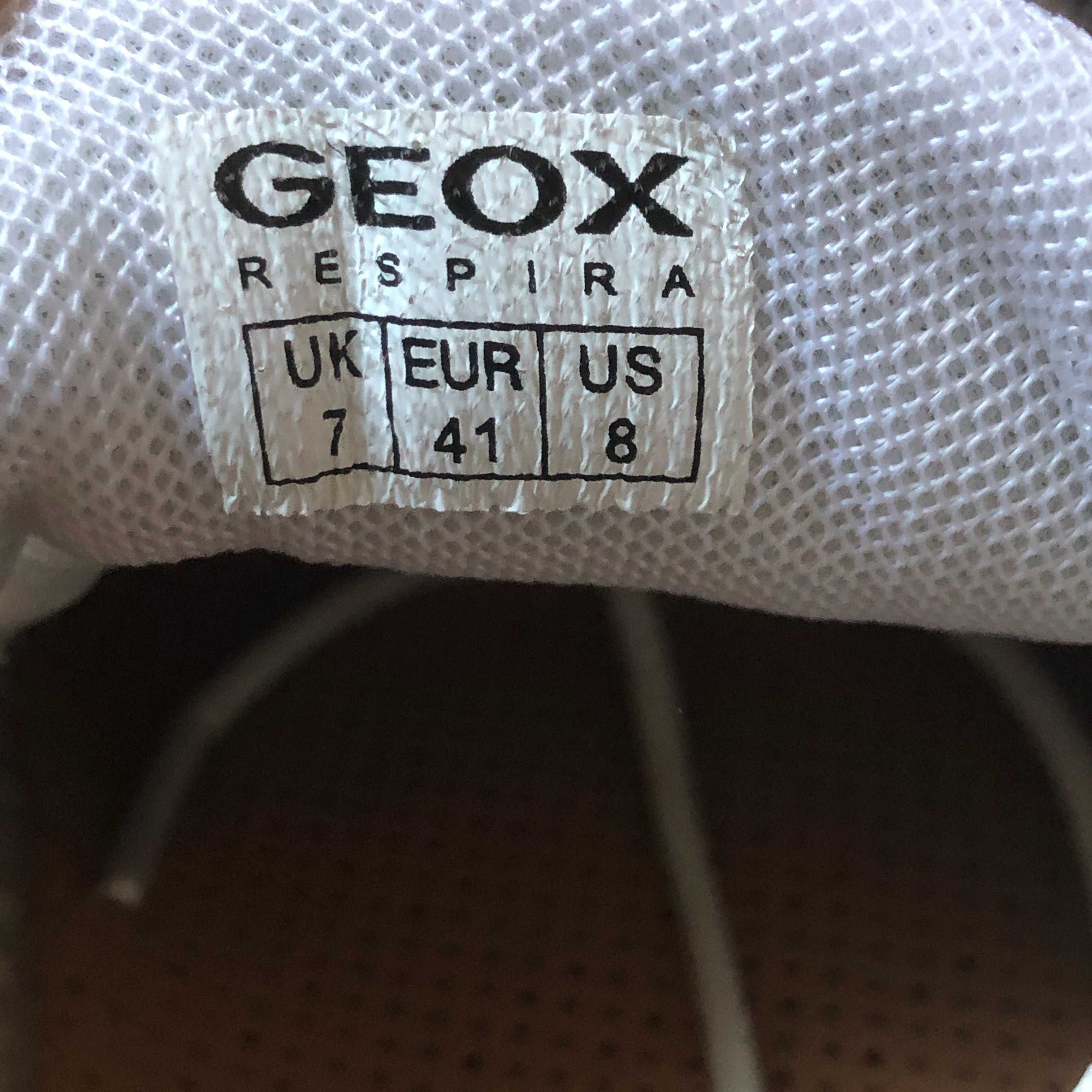 Продам новые кожаные  кроссовки GEOX RESPIRA размер 41.5 – 42