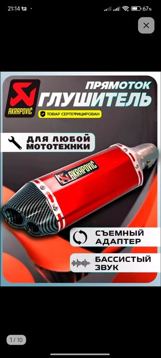 Акрапович мото грлушител