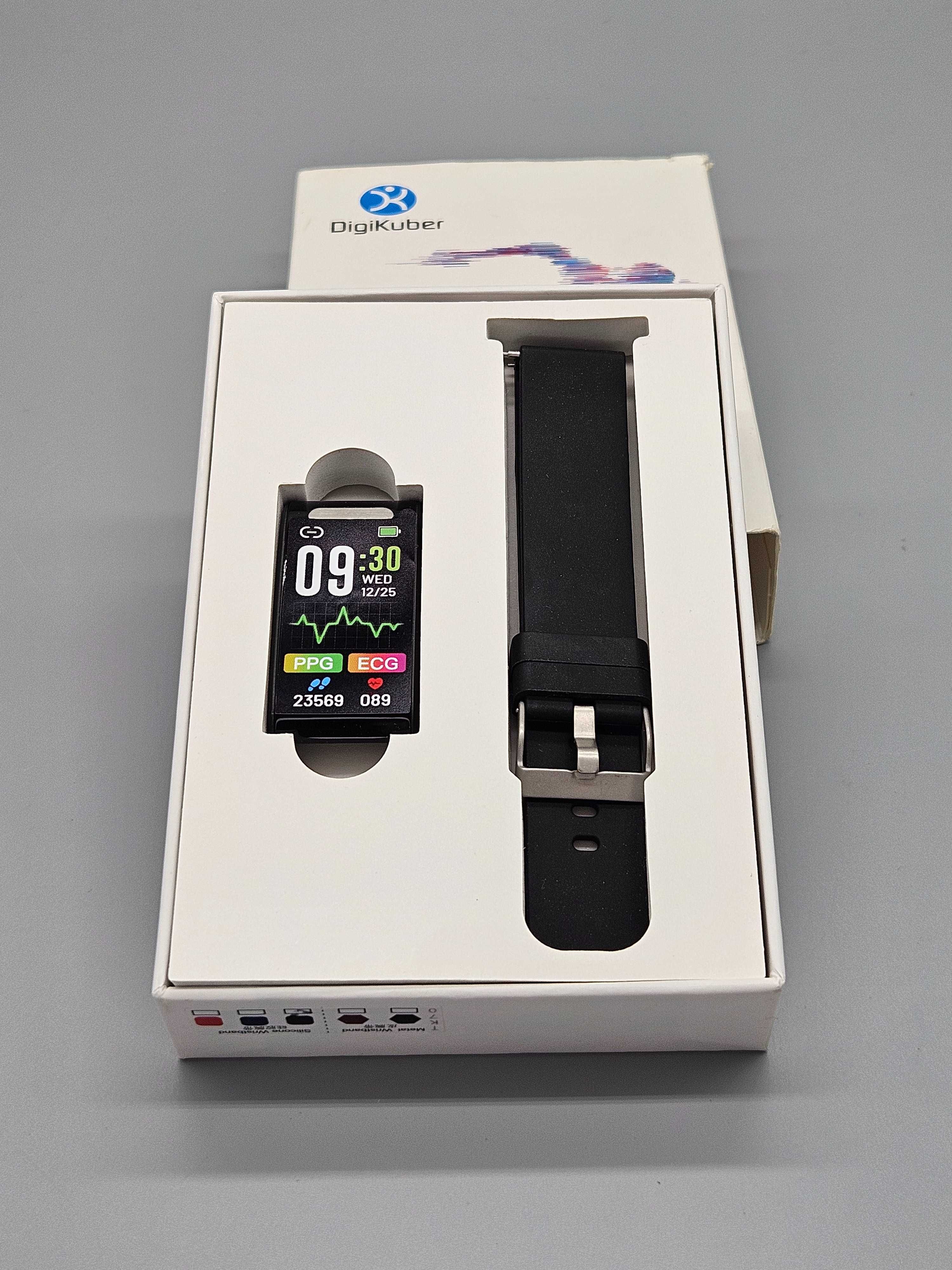 Смарт часовник 1.5" цветен дисплей, IP68, пулсомер, ЕКГ,фитнес функции