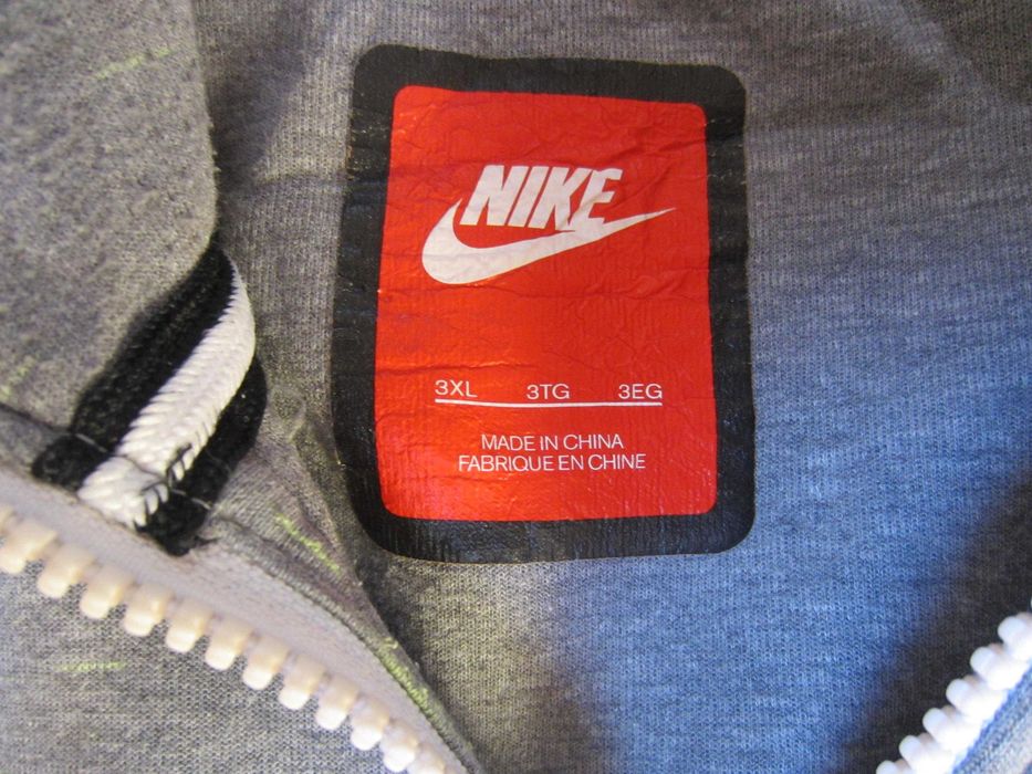 Hanorac Nike, masura XXL, 65%bumbac, gluga, flausat