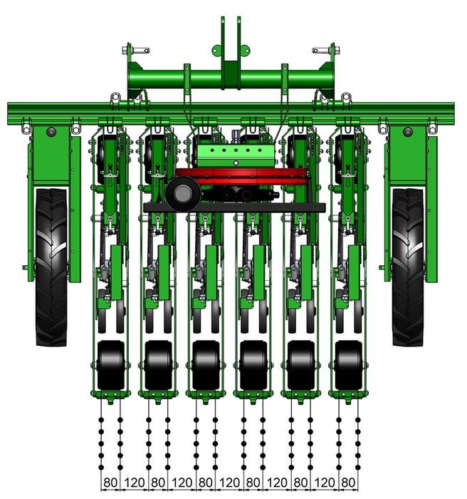 Сеялка лук морковь вакуумная пневматическая