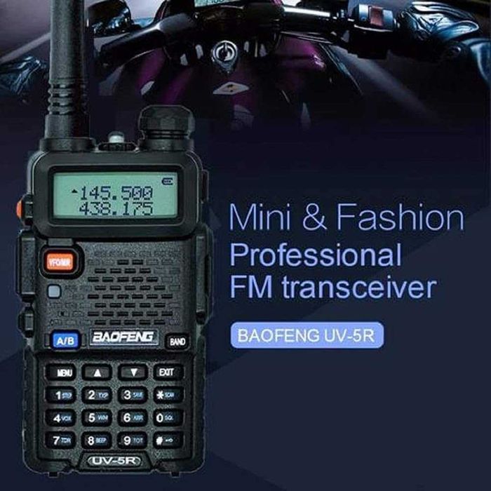 Statie radio portabila Baofeng UV-5R, putere emisie 8W,negru,sigilat