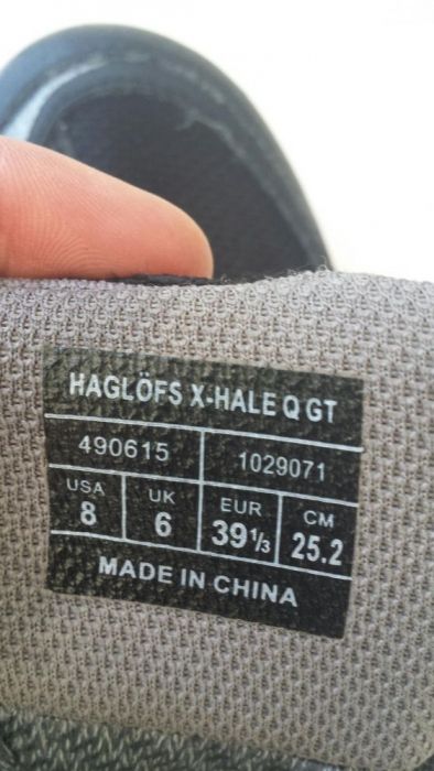 Haglofs Gore Tex X - Hale Q GT Women Size 39 1/3 / 25.2sm