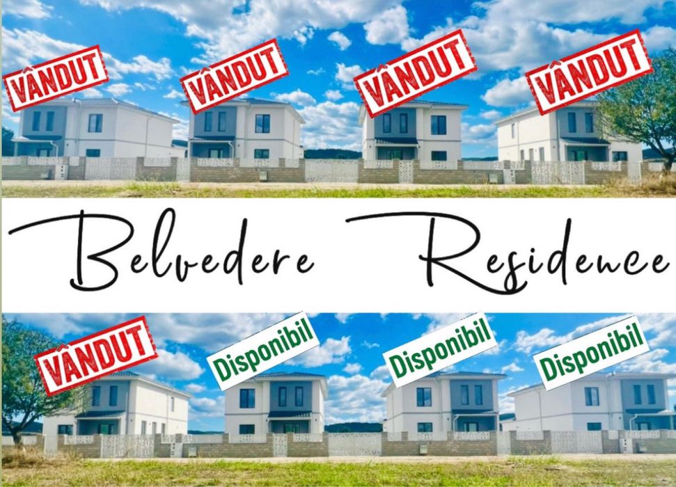 Vand Case/Vile Noi in Vernesti cartier Belvedere Residence Vernesti