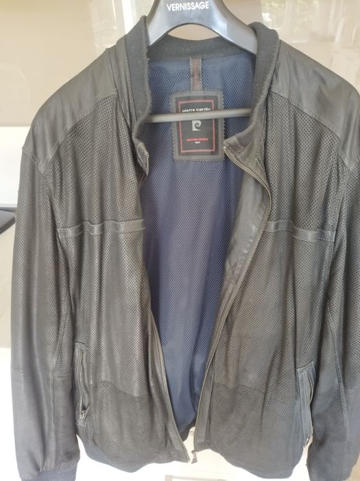 Кожено яке оригинал Pierre Cardin