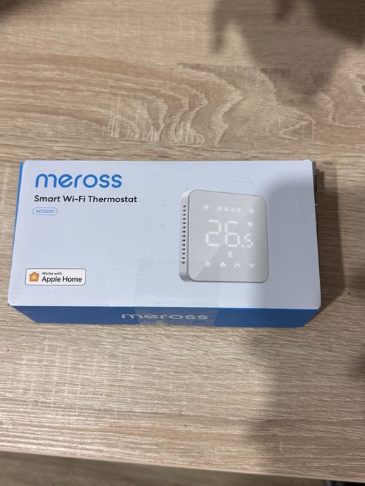 Termostat pentru boiler si sistem incalzire apa Meross MTS200, WiFi