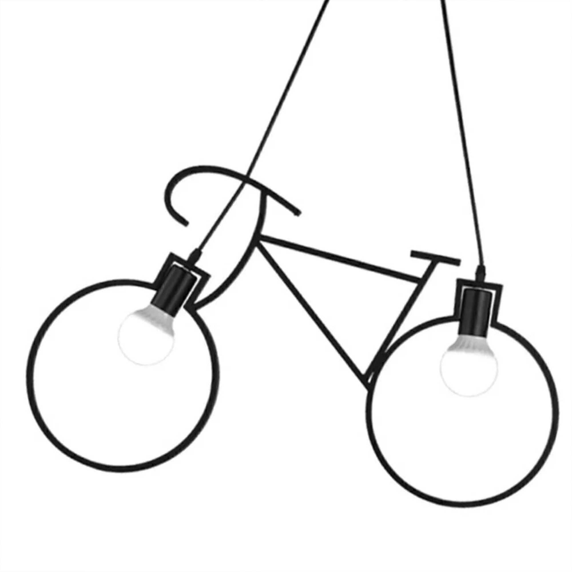 Полилей Bicycle, Черен Метал, 60 см