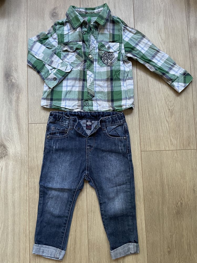 Сет дрехи за момче Benetton, Zara, HM, размер 86-92