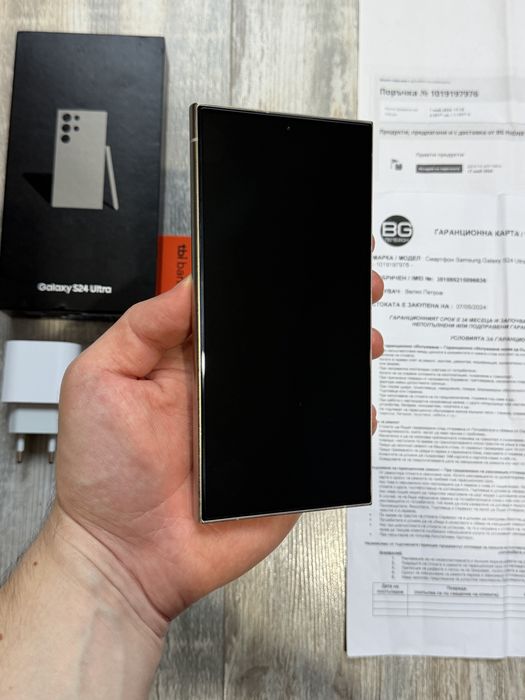 Samsung Galaxy S24 Ultra 256 GB 12 GB Ram Dual Sim Отличен Гаранционен