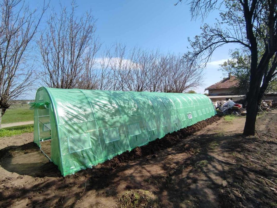 Оранжерия 4х14 м - здрава - 32х1,1 мм тръби