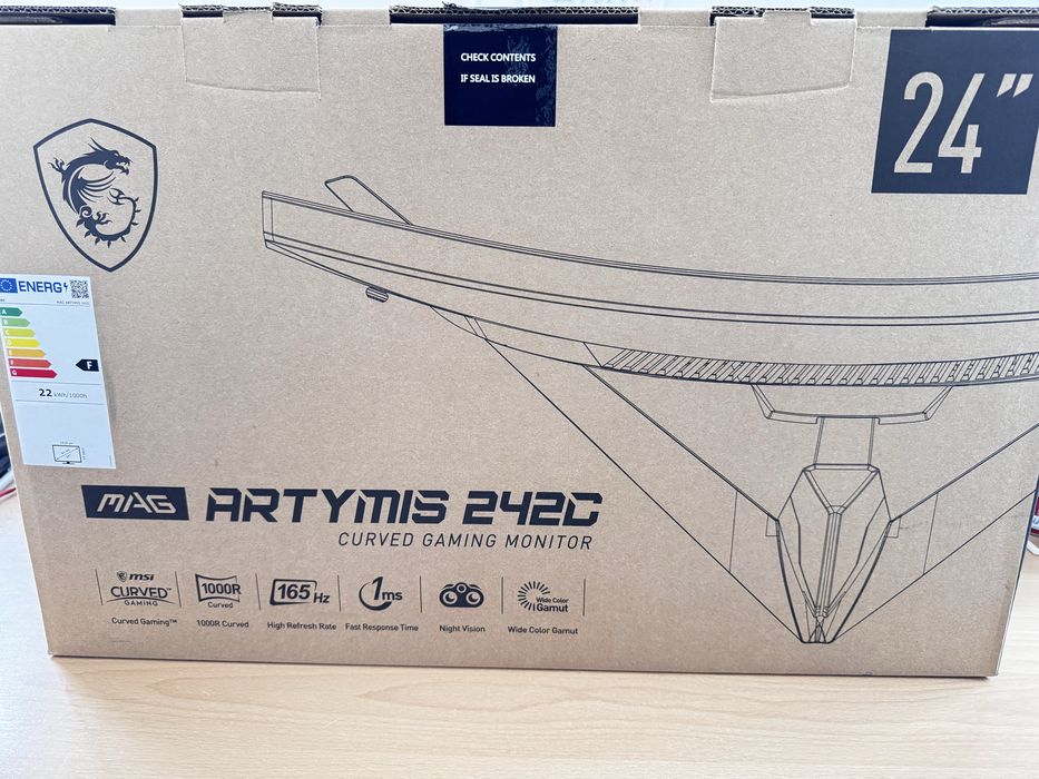 MSI Mag Artymis 242c Гейминг монитор