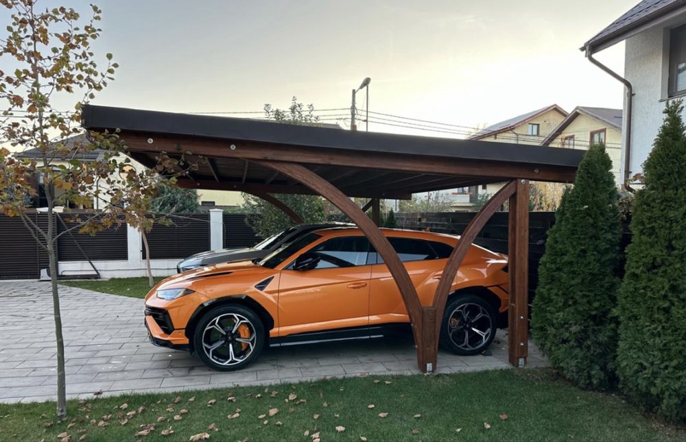 Vand Carport auto din metal sau din lemn