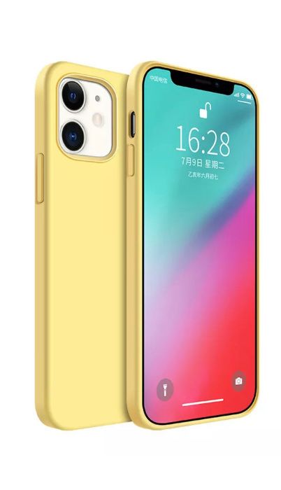 Husa Antisoc cu microfibra pt. iPhone 12, 12 Mini, 12 Pro, 12 Pro Max