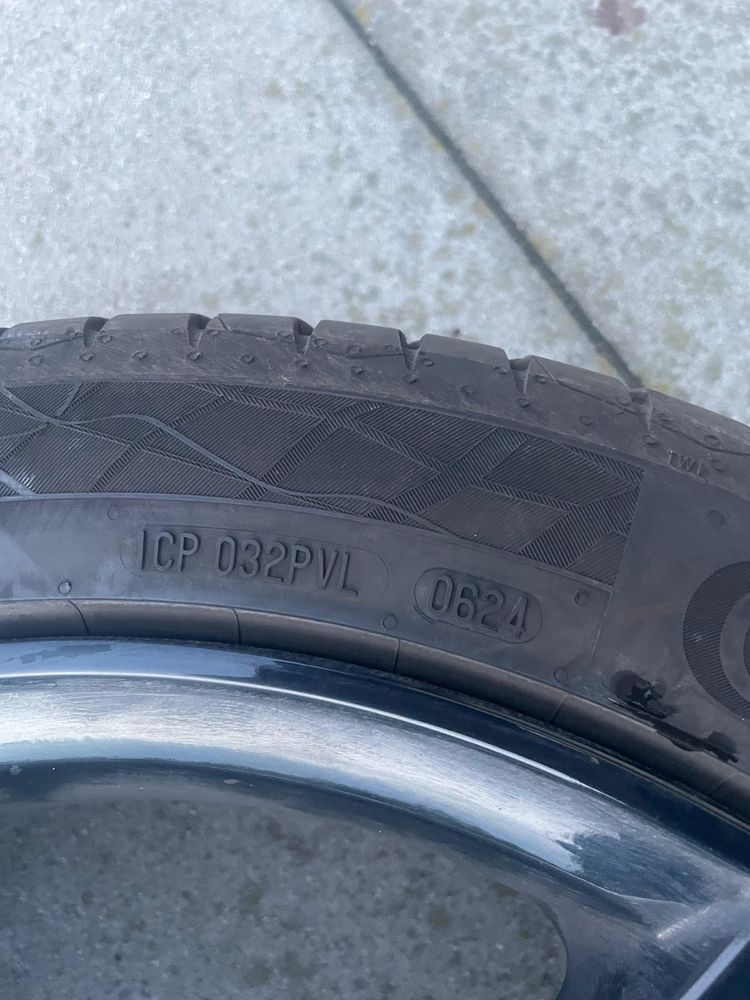 Jante R18 Amg mercedes cu anvelope vara continental,