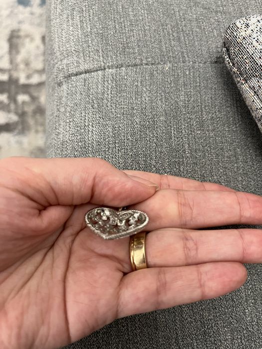 Medalion argint in forma de inima