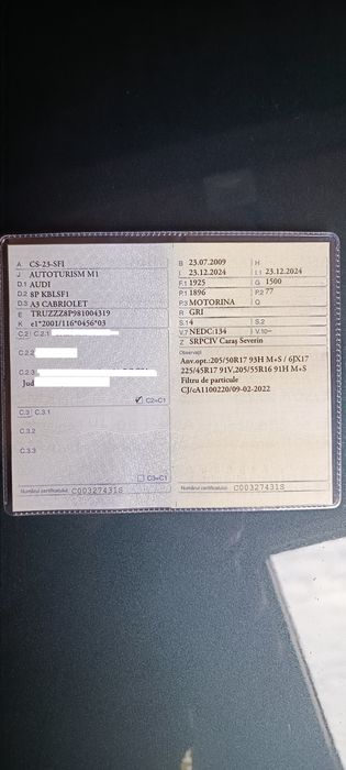 Audi A3 Cabriolet stare impecabilă