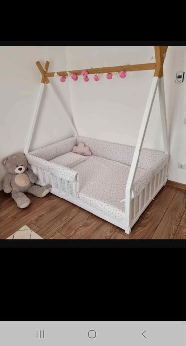 Pat montessori// saltea fibra