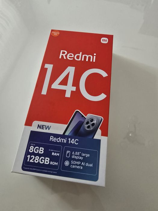 Xiaomi - Redmi 14C, 6.88'', 8GB/256GB, Midnight Black