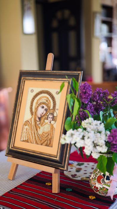 Goblen | 15/21 cm | Fecioara și pruncul