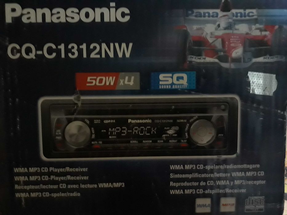 radio casetofon auto Panasonic CQ-C1312NW cu CD, 24 MEMORII, nou