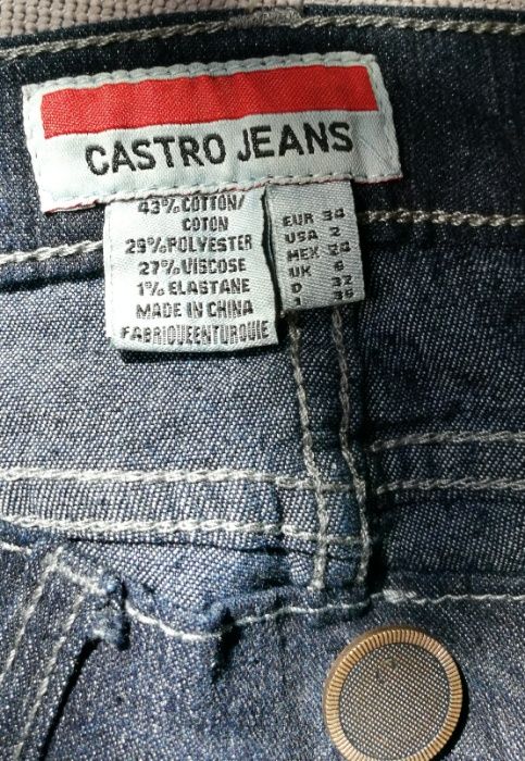Blugi, jeans damă Castro mărimea 34 noi