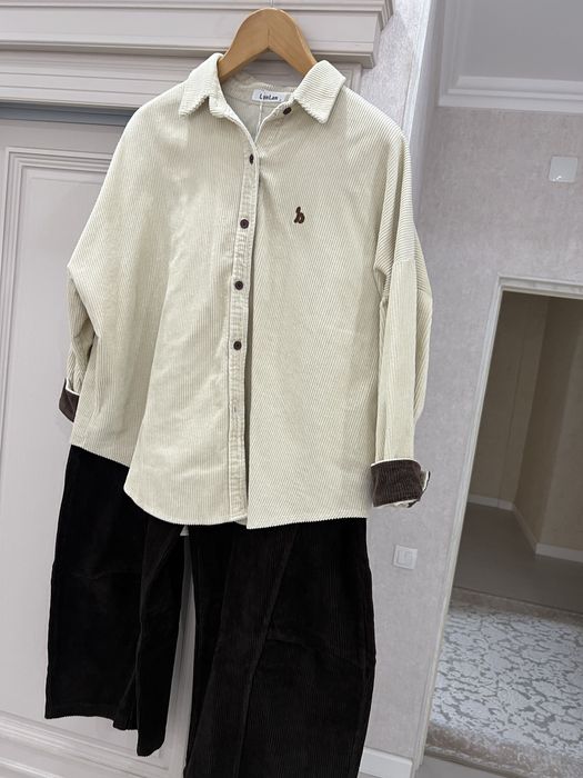 Вельвет рубашка и брюки новые