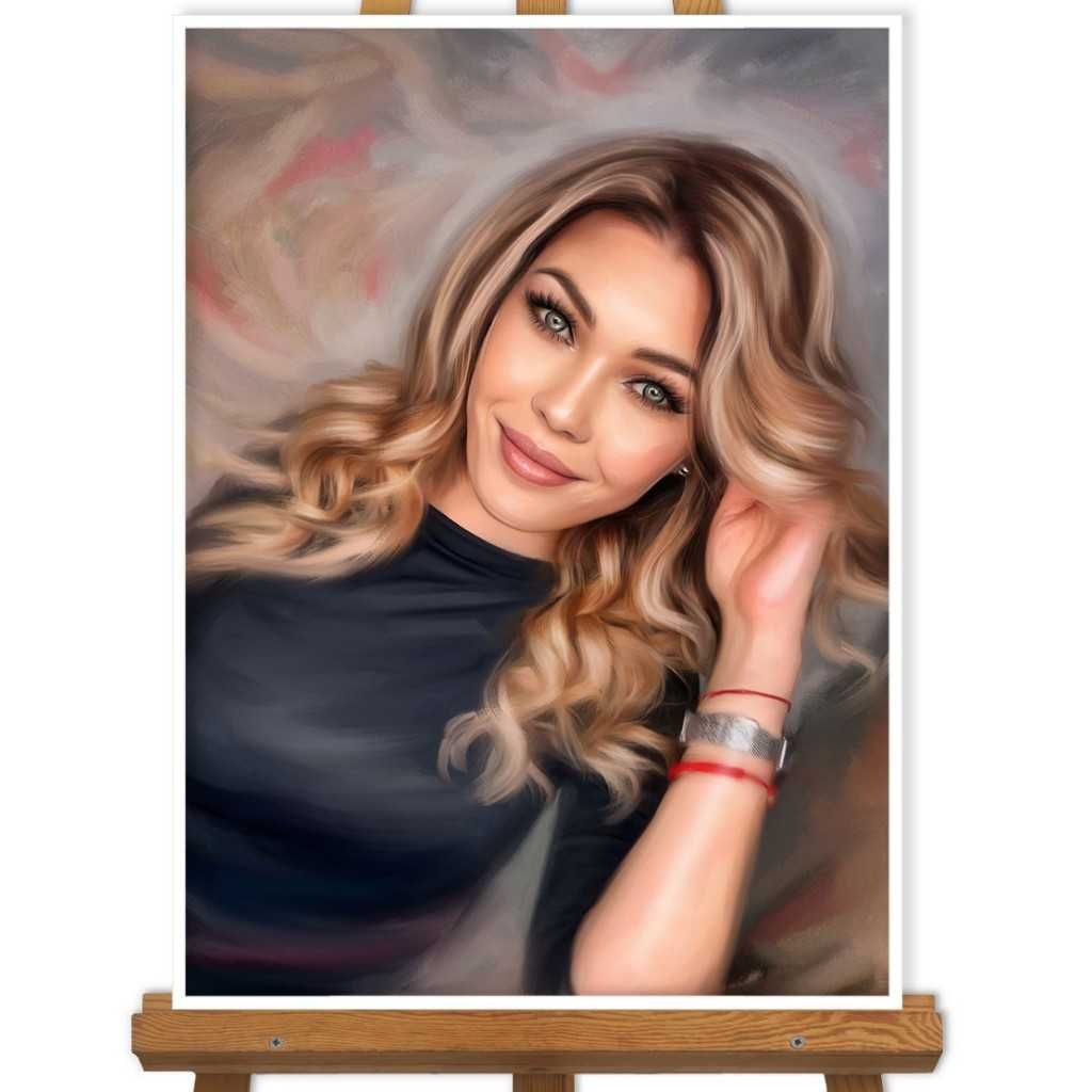Cadoul perfect,pictura portret dupa poza