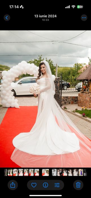 Vând rochie de mireasă