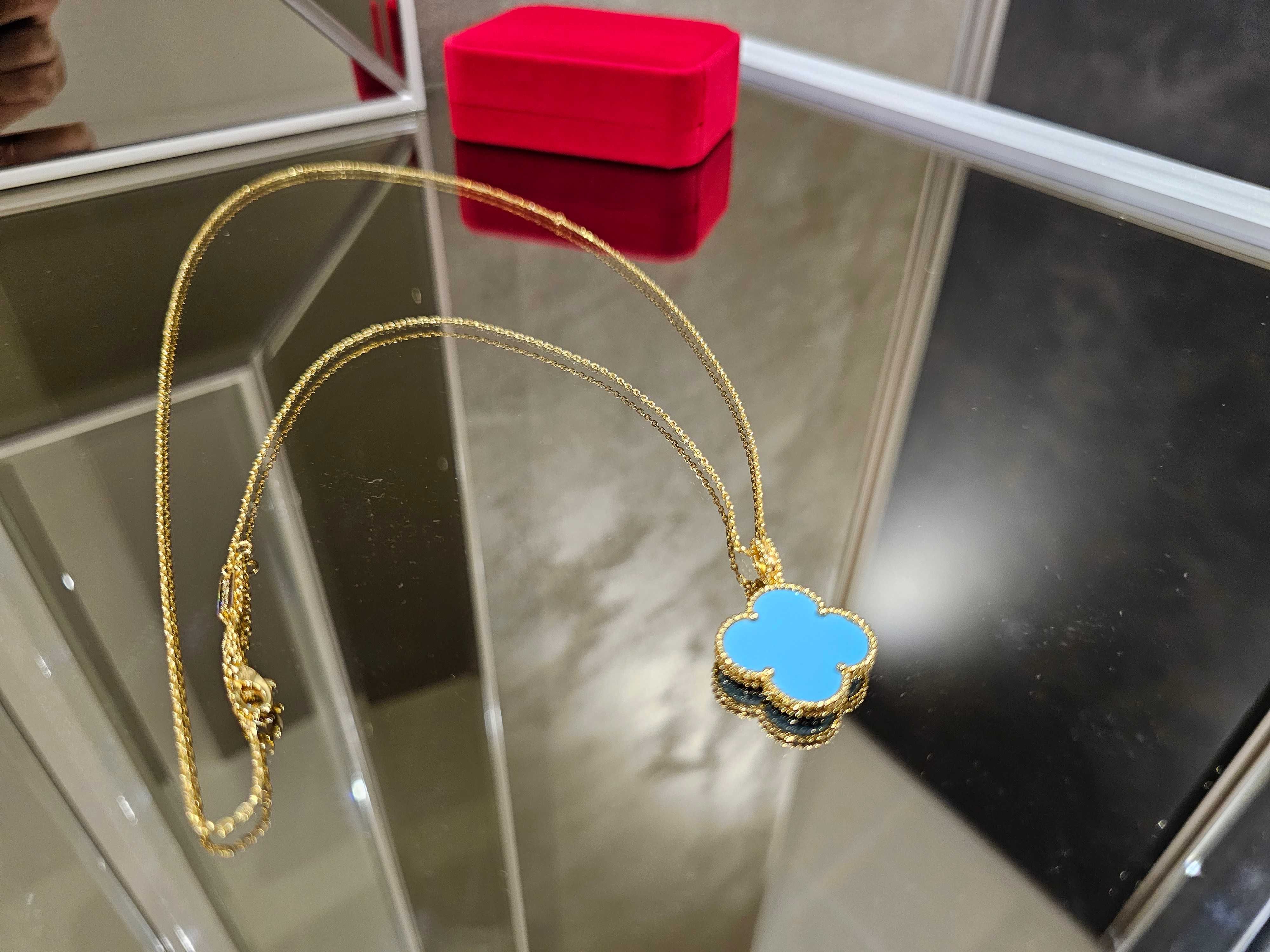 Van Cleef & Arpels VCA Turquoise Long Magic Alhambra Дамско Колие