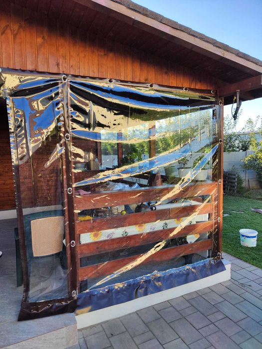 Folie transparanta inchidere terasa/foisor